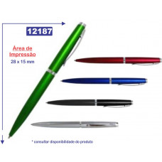 Caneta Personalizada Plástica 12187 Caneta Personalizada Plástica 12187