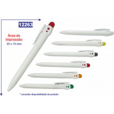 Caneta Personalizada Plástica 12263 Caneta Personalizada Plástica 12263
