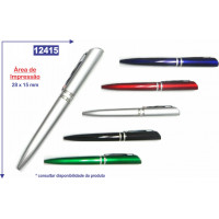 Caneta Personalizada Plástica 12415 Caneta Personalizada Plástica 12415