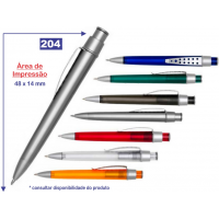 Caneta Personalizada Plástica 204