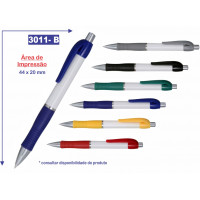 Caneta Personalizada Plástica 3011B Caneta Personalizada Plástica 3011B
