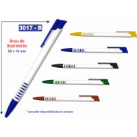 Caneta Personalizada Plástica 3017B Caneta Personalizada Plástica 3017B