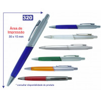 Caneta Personalizada Plástica 320 Caneta Personalizada Plástica 320
