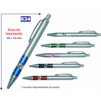 Caneta Personalizada Plástica 634 Caneta Personalizada Plástica 634