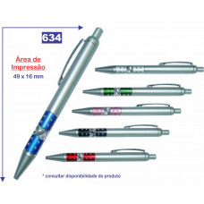 Caneta Personalizada Plástica 634 Caneta Personalizada Plástica 634