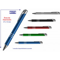 Caneta Personalizada Plástica 8578